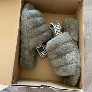 Sage Green Ugg Slippers - Size 8 (Brand New)